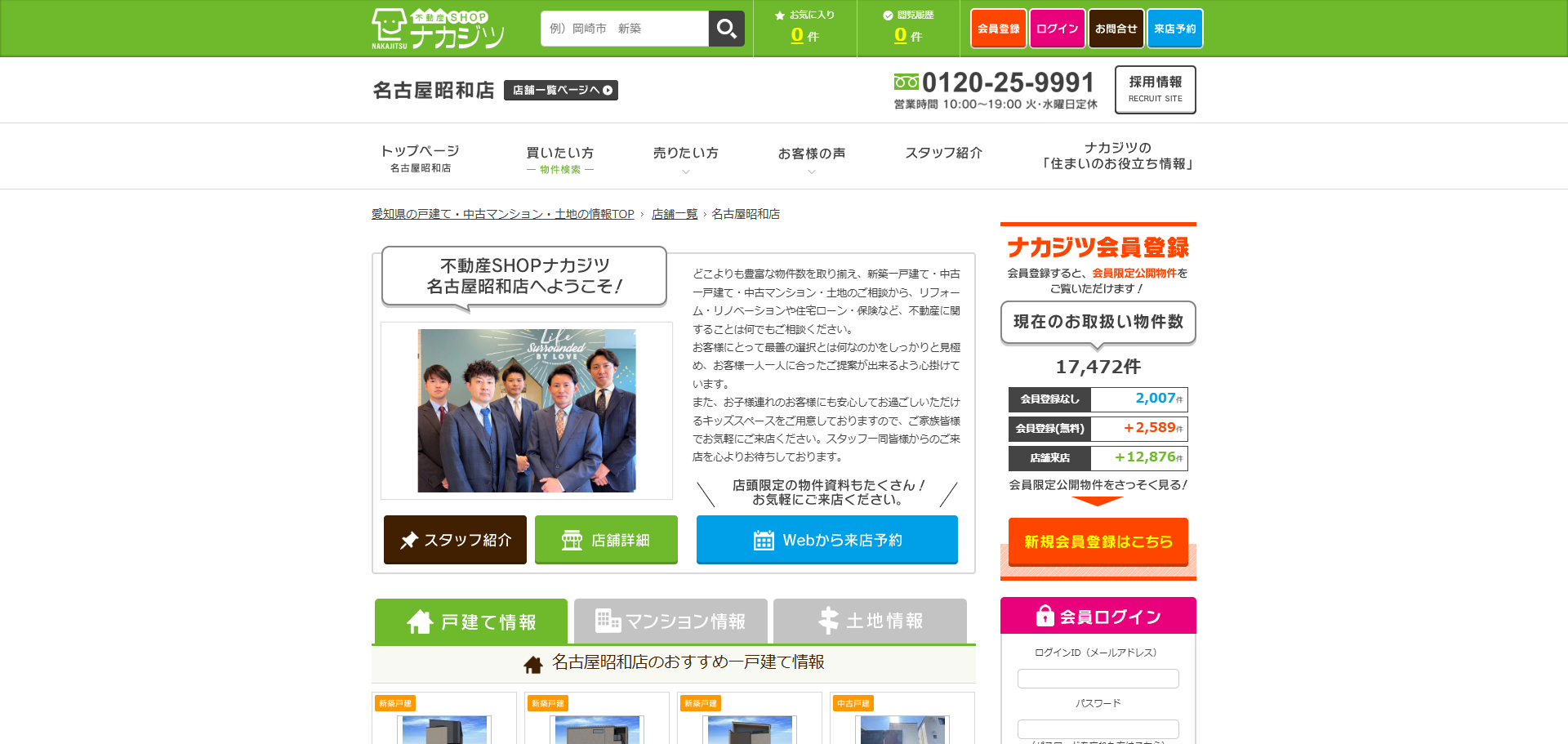 不動産SHOPナカジツ 名古屋昭和店