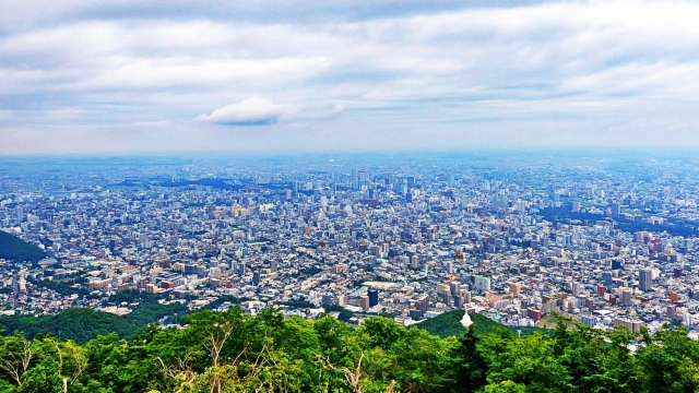札幌市の街並み