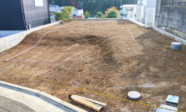 造成された更地の土地イメージ