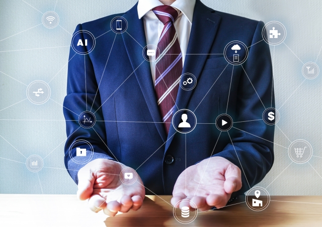 ビジネスとITネットワークを表すイメージ