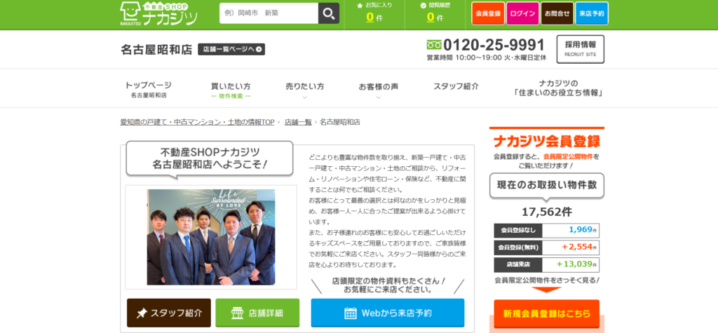 不動産SHOPナカジツ 名古屋昭和店